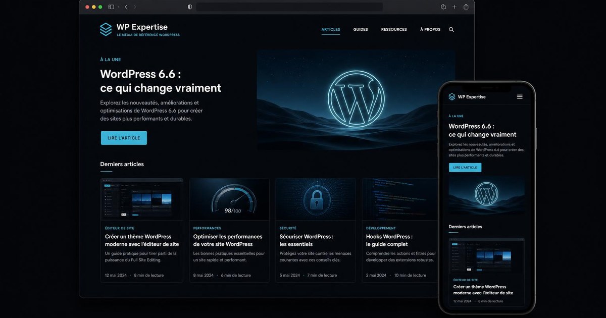 Développeur WordPress — aperçu projet
