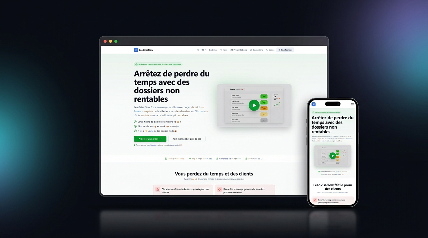 Lead Visa Flow — aperçu