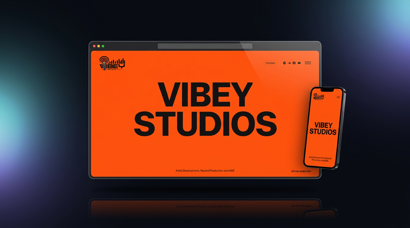 Vibey Studios — aperçu projet
